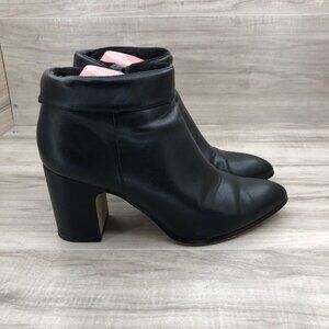 BCBGeneration Ankle Boots Women's 9 Stein Black Side Zip Booties